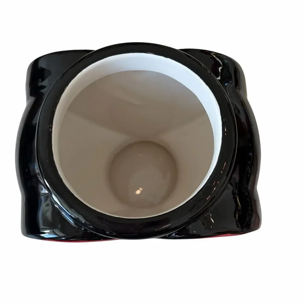 Midnight Spell Love Potion Cookie Jar Halloween Gothic Canister Black & Red NEW